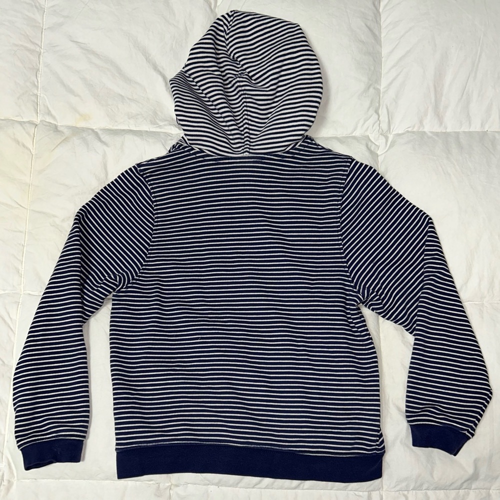 Hanna Andersson zip hoodie sz 130/8 EUC smoke free home - Picture 4 of 4